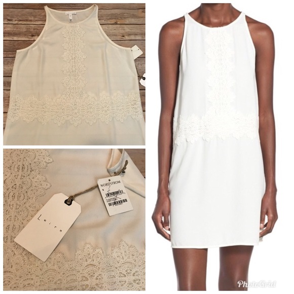 Leith Ivory Egret Dress Size Small - Picture 8 of 8